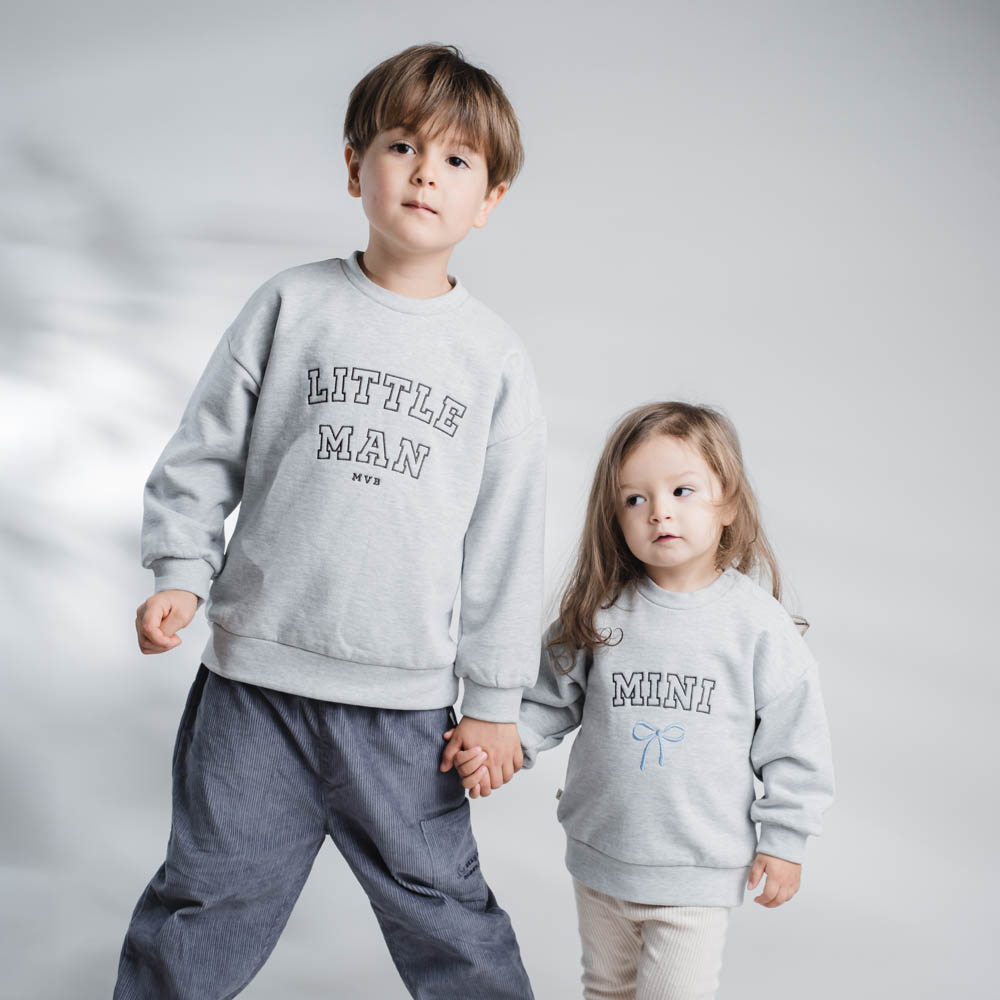 That's Mine Alpha sweatshirt - Little man - 100% Organic cotton Buy Tøj||Overdele||Sweatshirts||Alle||Favoritter||personale||Efterår & vinter 2025||alt minus sløjfe||NOOS||Sweatsæt||AW25 NOOS||mette-sale here.