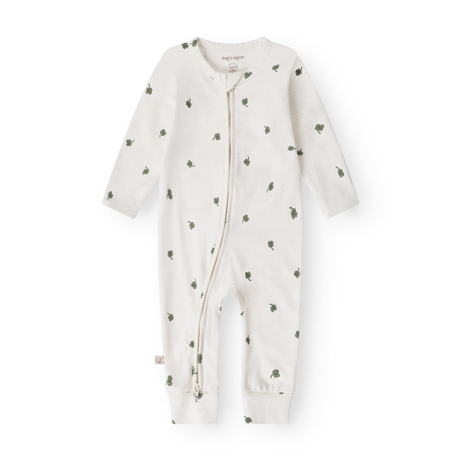 That's Mine Elliotte onesie - Specks of luck - 48% Organic cotton / 47% Modal / 5% Elastane Buy Overdele||Onesies||personale||Basics here.