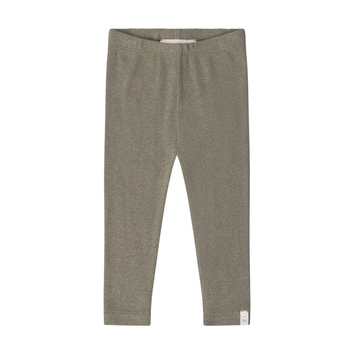 That's Mine Cana leggings - Green melange - 95% Organic cotton / 5% Elastane Buy Leggings||Bukser & shorts||personale||Basics here.