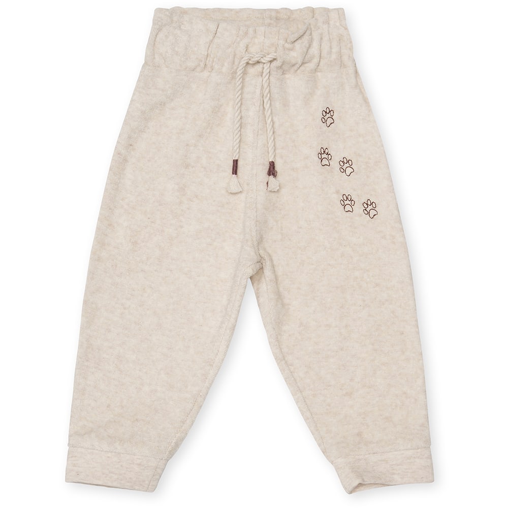 That's Mine Sofia pants - Creme melange - 100% Organic cotton Buy Tøj||Bukser||Nyheder||Bukser & shorts||Alle||Forår & sommer '24 here.