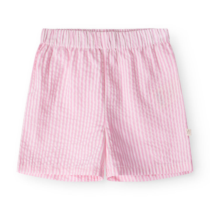 That's Mine Isa shorts - Pink stripe - 100% Organic cotton Buy Shorts||Bukser & shorts||personale here.