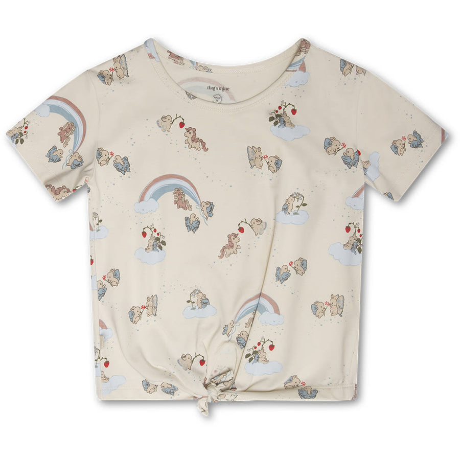 That's Mine Patricia t-shirt - Fairy sky - 95% Organic cotton / 5% Elastane Buy Tøj||T-shirts||Overdele||Alle||personale||SS25||alt minus sløjfe here.