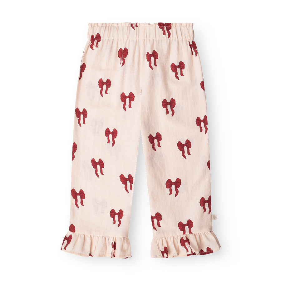 That's Mine Narine pants - Rouge boucle - 100% Organic cotton Buy Bukser||Bukser & shorts||personale||AW25 here.