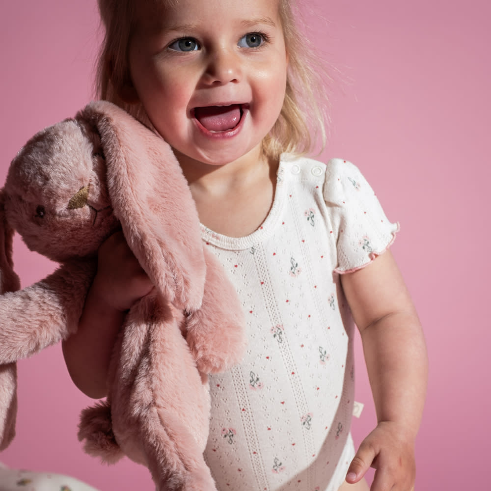 That's Mine Greta bodystocking - Blooming love - 100% Organic cotton Buy Bodystockings||Undertøj||personale||Newborn essentials||Jersey here.