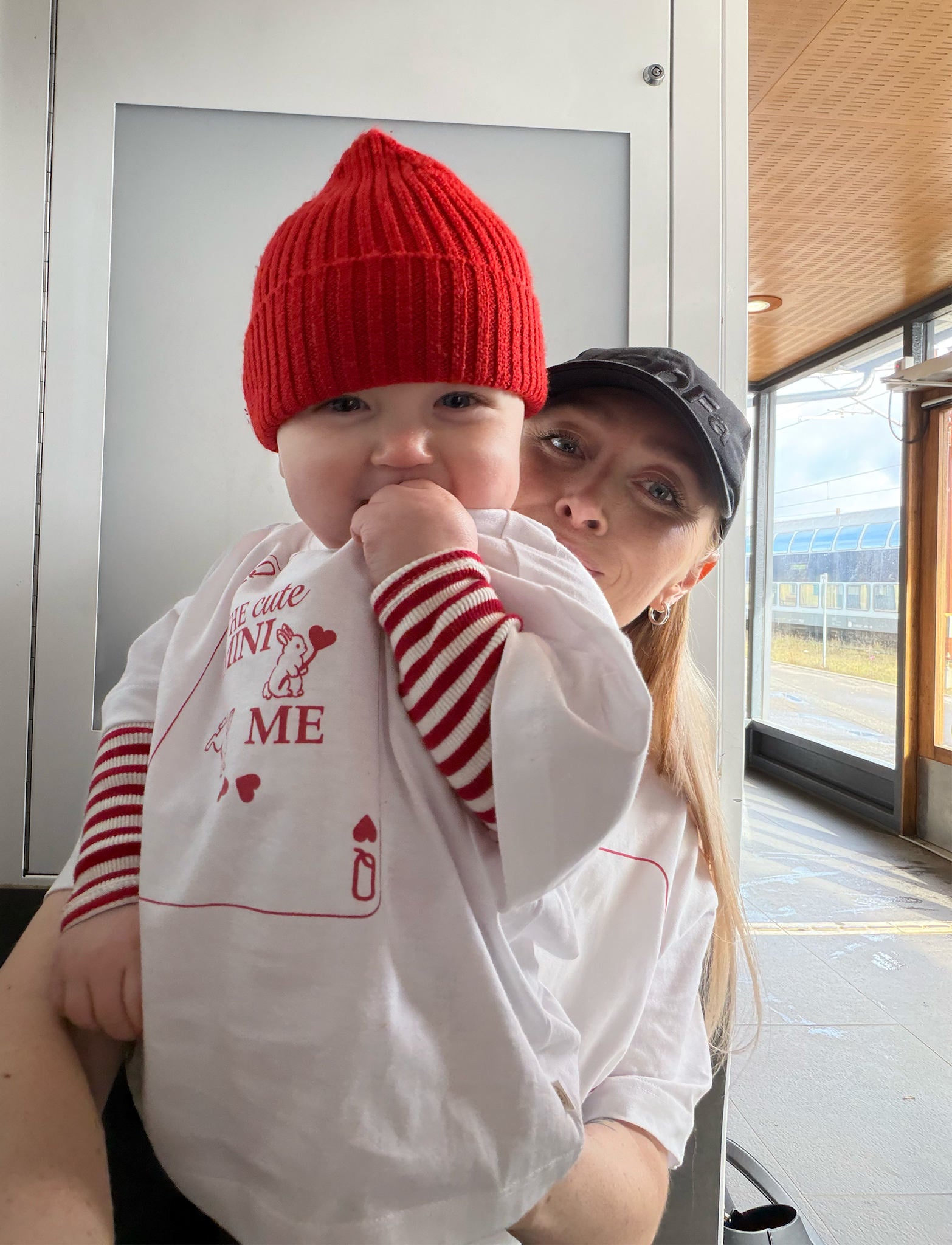 Vilde oversized t-shirt - Mini me bunnie
