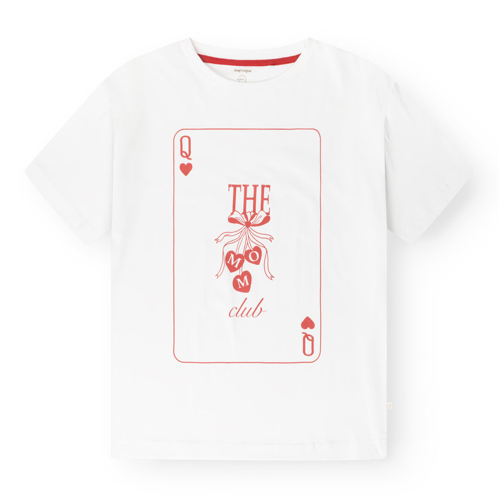 That's Mine Vega t-shirt - Mom club - 100% Organic cotton Buy T-shirts||Overdele||Trøjer og toppe||Nyheder||personale||Forår & sommer 2026 here.