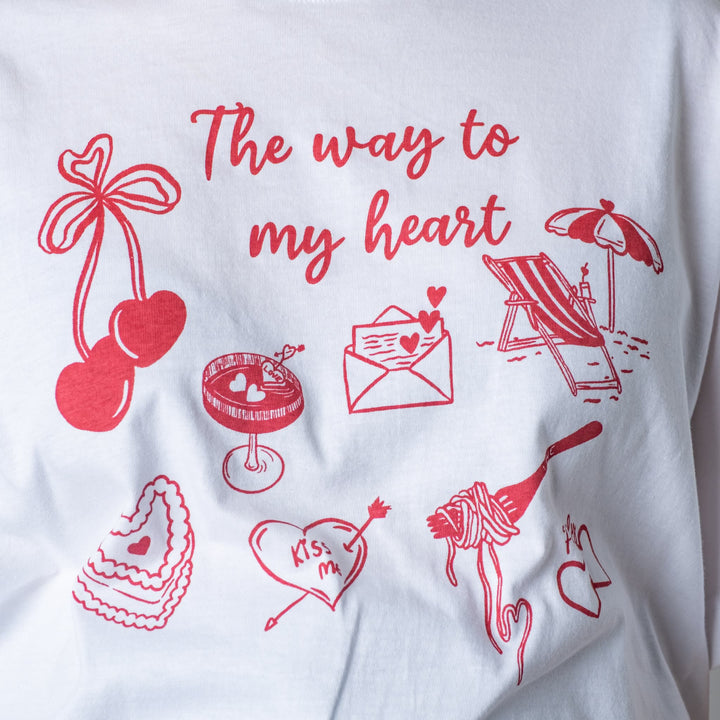 That's Mine Vega t-shirt - My heart - 100% organic cotton Buy T-shirts||Overdele||personale||Valentines here.
