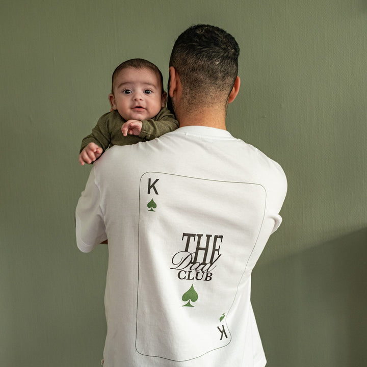 That's Mine Vester t-shirt - Dad club - 100% Organic cotton Buy T-shirts||Overdele||Trøjer og toppe||Nyheder||personale||Forår & sommer 2026 here.