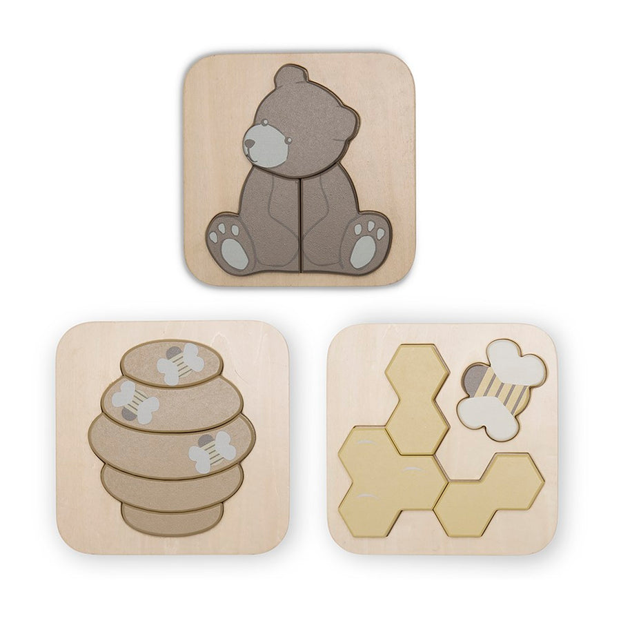 That's Mine Toby puzzle 3-pack - Bear - 55% MDF, 45% Linden plywood Buy Legetid||Favoritter||personale||Efterår 2024 here.