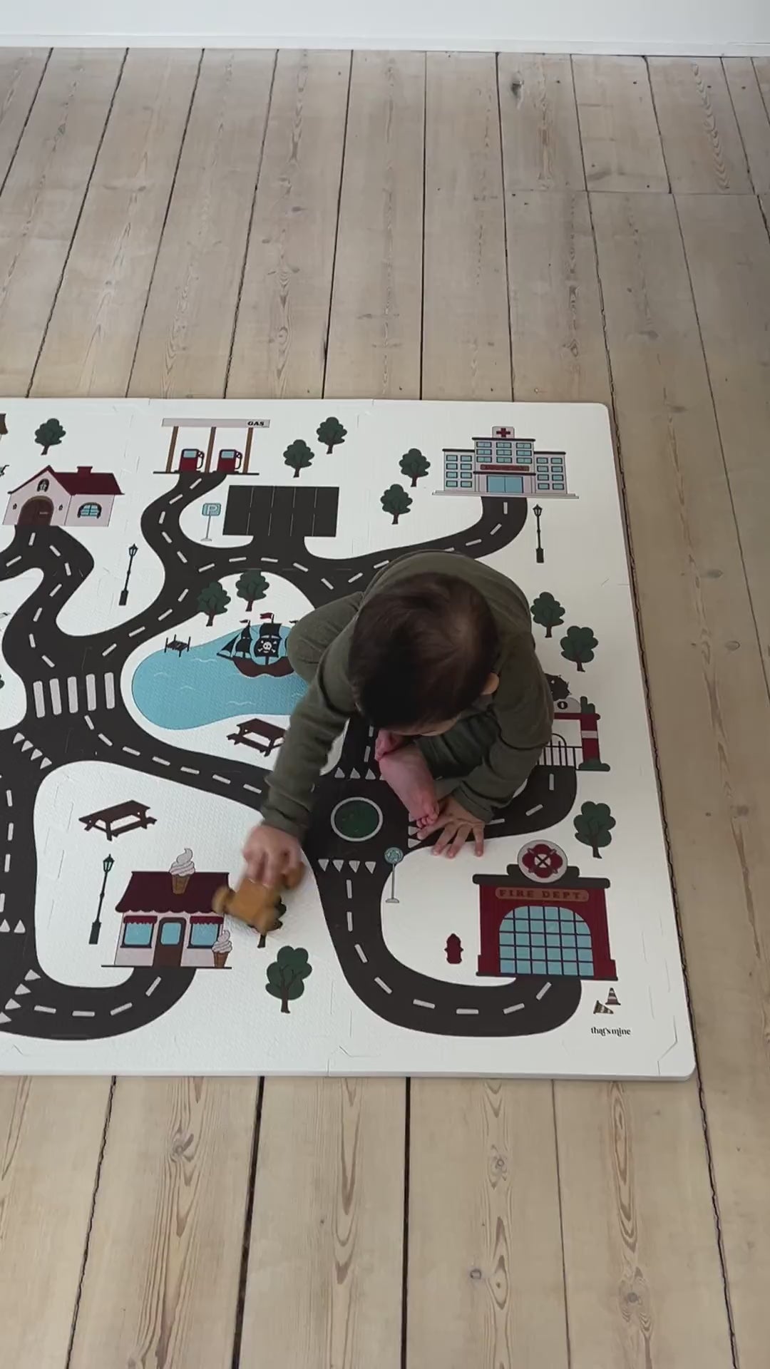 Alva Foam play mats square - Roadtrip